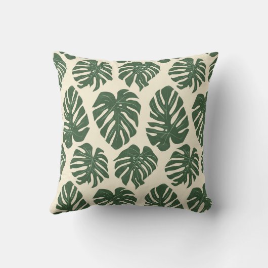 Grünes Oasis-Kissen Kissen (Rückseite)