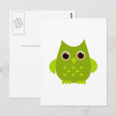 Grünes Ohr Postkarte (Vorne/Hinten)