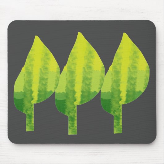 Grünes Öko Design Mousepad (Vorne)