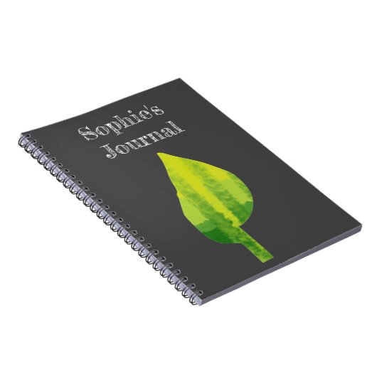 Grünes Öko Design Notizblock (Rechte Seite)