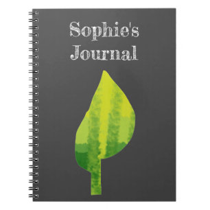 Grünes Öko Design Notizblock