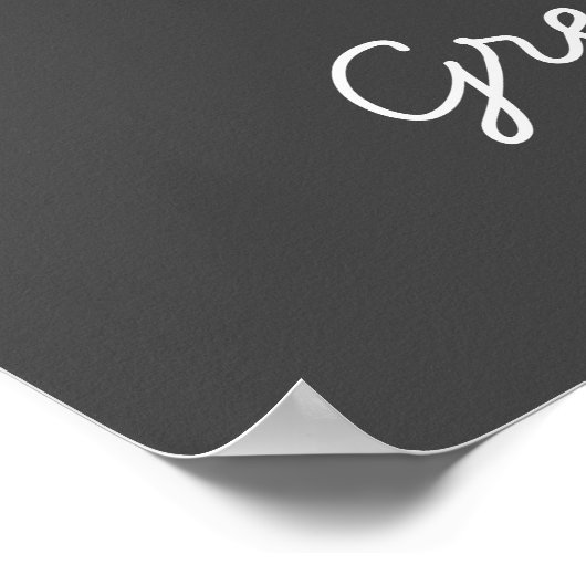 Grünes Öko Design Poster (Ecke)