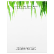 Grünes ökologisches landschaftlich