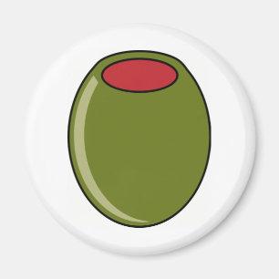 Grünes Olive Magnet