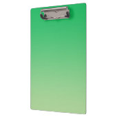 "Grünes Ombre" Klemmbrett (Links)