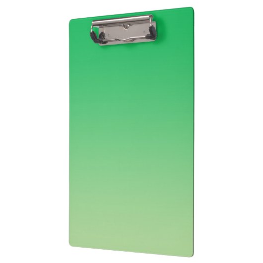 "Grünes Ombre" Klemmbrett (Links)