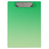 "Grünes Ombre" Klemmbrett (Vorderseite)