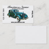 Grünes Packard Luxus-Auto Visitenkarte (Vorne/Hinten)