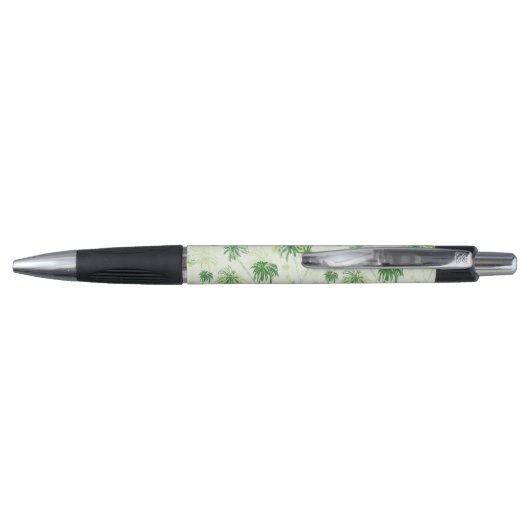 Grünes Palme-Muster Kugelschreiber (Rückseite)