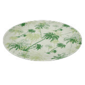 Grünes Palme-Muster Schneidebrett (Ecke)