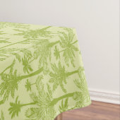 Grünes Palme-Muster Tischdecke (Beispiel)