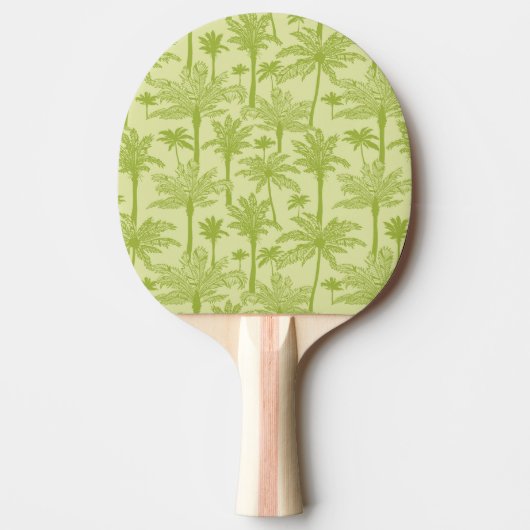 Grünes Palme-Muster Tischtennis Schläger (Vorderseite)