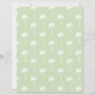 grünes Palmenbaum-Scrapbooking-Papier