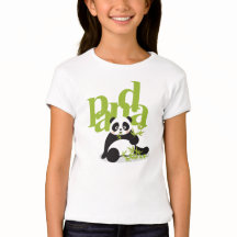 grünes Panda-Shirt