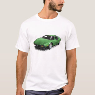Grünes Pantera auf weißem T - Shirt