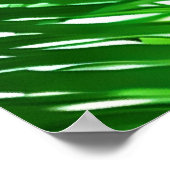 Grünes Papageienpaar im Dschungel Poster (Ecke)