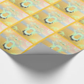 Grünes Papier für digitales Design Geschenkpapier (Ecke)