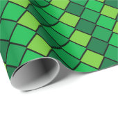 Grünes Papier für Karos Geschenkpapier (Rolleneckpunkt)