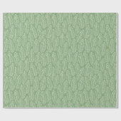 Grünes Papier für tropische Bananen Blätter Geschenkpapier (Flach)