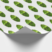 Grünes Papier Gemstone Peridot Muster Geschenkpapier (Ecke)