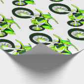 Grünes Papier Geschenkpapier (Ecke)