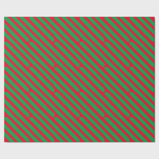 Grünes Papier Geschenkpapier (Saum)