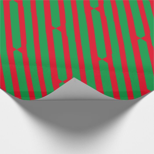 Grünes Papier Geschenkpapier (Ecke)