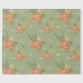 Grünes Papier Geschenkpapier (Flach)