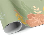 Grünes Papier Geschenkpapier (Rolleneckpunkt)