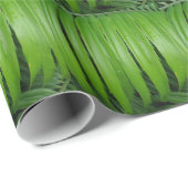 Grünes Papier zum Umpacken von Blättern Geschenkpapier (Rolleneckpunkt)