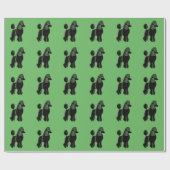 Grünes Papppapier Geschenkpapier (Flach)