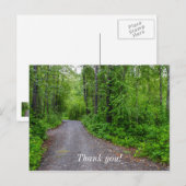 Grünes Paradies Postkarte (Vorne/Hinten)