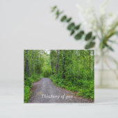 Grünes Paradies Postkarte (Stehend Vorderseite)