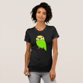 Grünes Parakeet-T-Shirt T-Shirt (Vorne ganz)