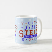 Grünes Party 2016 Jill-Stein Präsidenten-Wahl Kaffeetasse (VorderseiteRechts)