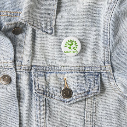 Grünes Party Button (Beispiel)