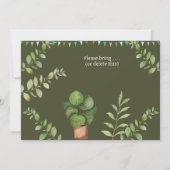 Grünes Party Einladung (Rückseite)