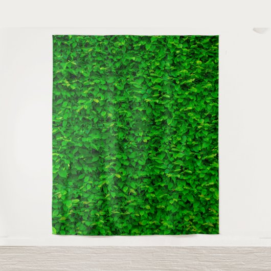 Grünes Party für den Gartenwald Wandteppich (Vorderseite)