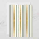 Grünes Party "Housewarming Spring Green Lights" Einladung (Rückseite)