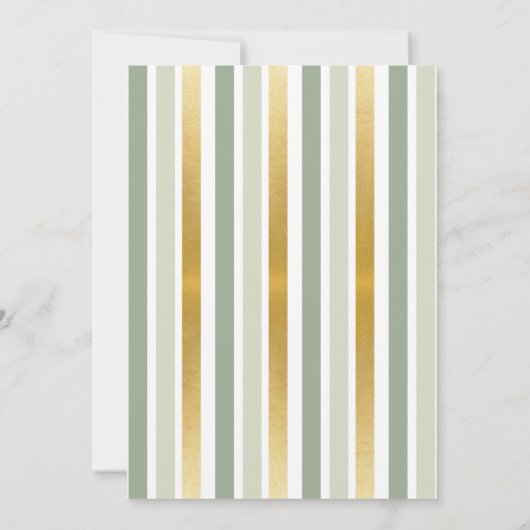 Grünes Party "Housewarming Spring Green Lights" Einladung (Rückseite)