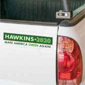 Grünes Party Präsident Hawkins 2020 Autoaufkleber (Auf Lkw)