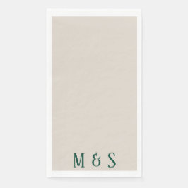 Grünes Party Serviette