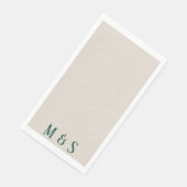 Grünes Party Serviette (Ecke)