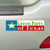 Grünes Party von Texas-Autoaufkleber Autoaufkleber (Auf Auto)