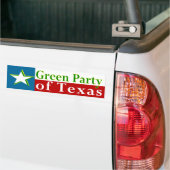 Grünes Party von Texas-Autoaufkleber Autoaufkleber (Auf Lkw)