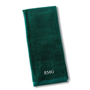 Grünes personalisiertes Golf-Tuch