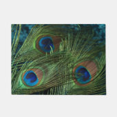 Grünes Pfauenfutter Fußmatte (Vorderseite)