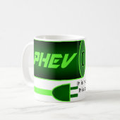 Grünes PHEV Kaffeetasse (Vorderseite Links)