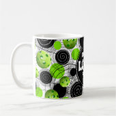 Grünes Pickleball Kaffeetasse (Links)