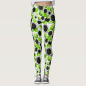 Grünes Pickleballs - Leggings (Vorderseite)